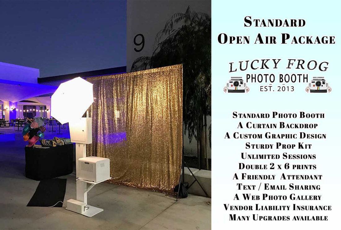 Standard Open Air Photo Booth Rental package